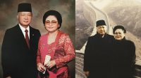 Potret Ibu Tien dan Presiden ke-2 RI Soeharto (Foto: Ist)
