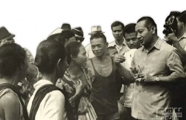 Soeharto di Riau (Foto: Arsip RI)